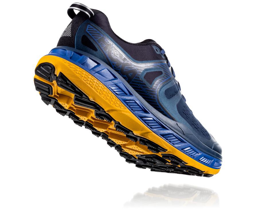 Hoka Australia One One Stinson ATR 5 - Mens Trail Shoes Navy - MFIQC-5349